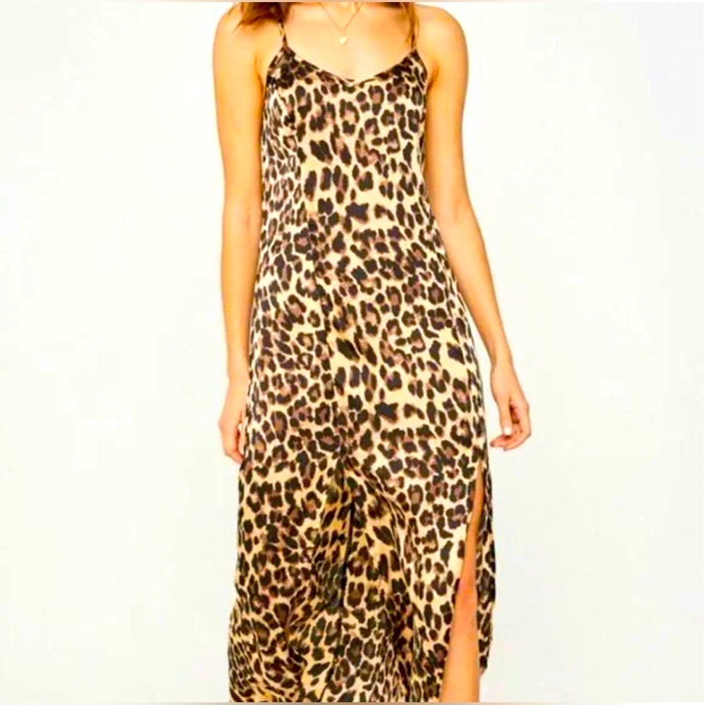 Hayden Cheetah Slip Dress